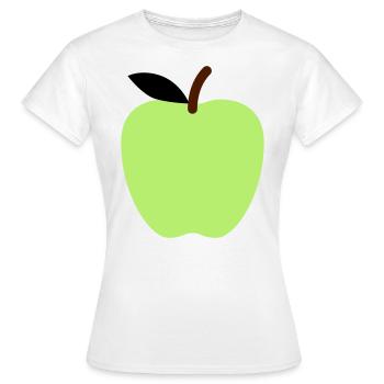Apple Apple Gift - Women's T-Shirt - white - Front - AI Model Female 172 dark (172cm)