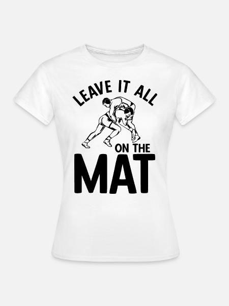 Grappling Martial Arts Wrestling - Frauen T-Shirt - Weiß