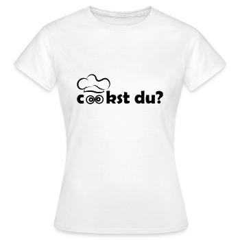 Cookst chef cuisinier rÃ"t - T-shirt Femme - blanc - Devant - AI Model Female 172 dark (172cm)
