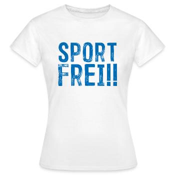 Sport Frei Ostalgie Nostalgie Osten Ossi Geschenk - Frauen T-Shirt - Weiß - Vorne - AI Model Female 172 dark (172cm)