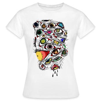 Amas de lucidité - T-shirt Femme - blanc - Devant - AI Model Female 172 dark (172cm)