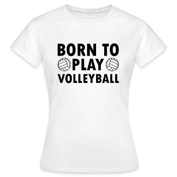 Volleyball Volleyballspieler Volleyballer - Frauen T-Shirt - Weiß - Vorne - AI Model Female 172 dark (172cm)