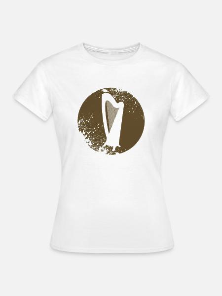 harfe - Frauen T-Shirt - Weiß