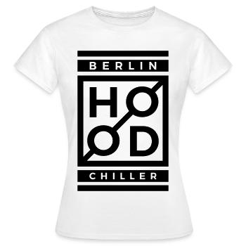 Bois moderne Chiller Berlin - T-shirt Femme - blanc - Devant - AI Model Female 172 dark (172cm)
