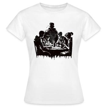 Role player LARP Role playing gamer - Women's T-Shirt - white - Front - AI Model Female 172 dark (172cm)