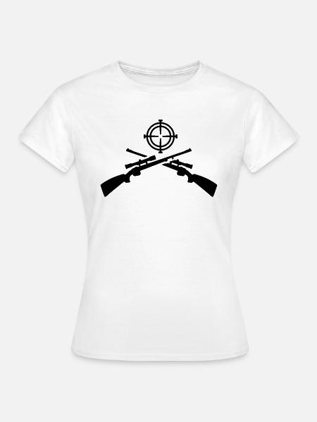 Gewehr - Frauen T-Shirt - Weiß