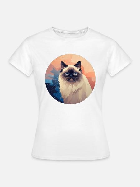 Himalayan cat - Frauen T-Shirt - Weiß