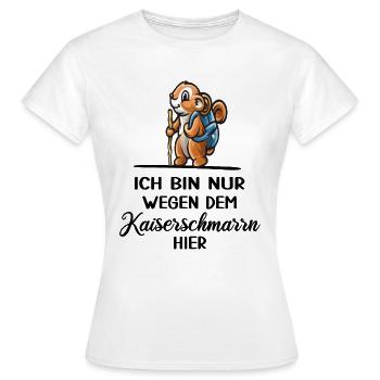 bergwandern kaiserschmarrn alpin via ferrata - Frauen T-Shirt - Weiß - Vorne - AI Model Female 172 dark (172cm)