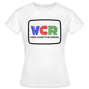 Video Bild- und Tonaufzeichnung - Frauen T-Shirt - Weiß - Vorne - AI Model Female 172 dark (172cm)