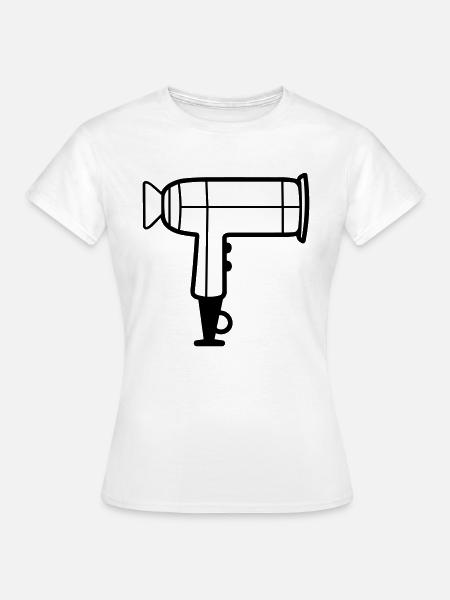 Föhn - Frauen T-Shirt - Weiß