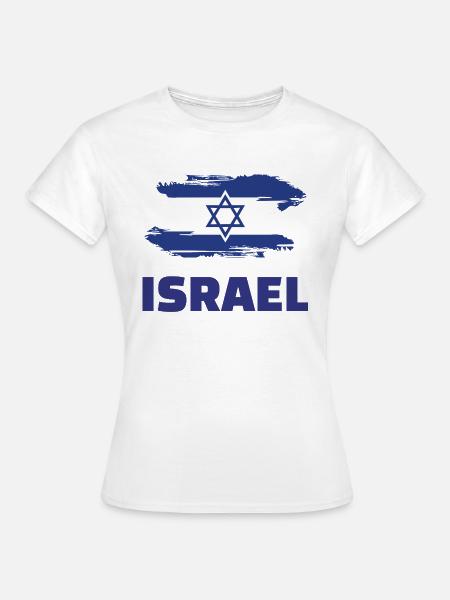 Israel Flagge - Frauen T-Shirt - Weiß