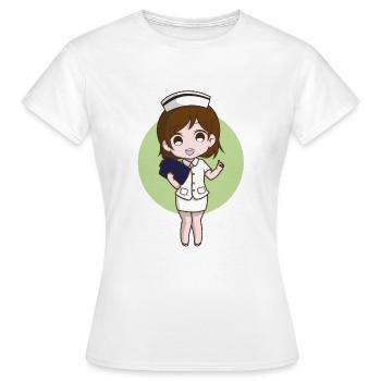 Krankenpflegerin - Frauen T-Shirt - Weiß - Vorne - AI Model Female 172 dark (172cm)
