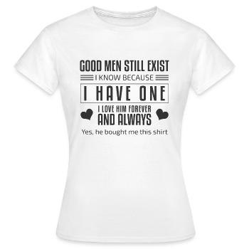 Friend fiancé - Women's T-Shirt - white - Front - AI Model Female 172 dark (172cm)