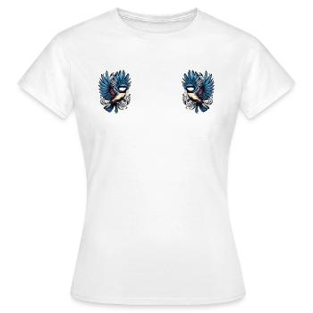 Nice pair of tits - Frauen T-Shirt - Weiß - Vorne - AI Model Female 172 dark (172cm)