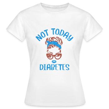 Diabetes - Women's T-Shirt - white - Front - AI Model Female 172 dark (172cm)