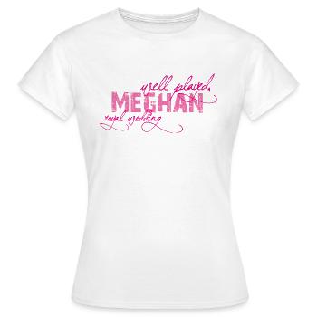 HT Royal Wedding Well Played Meghan - Frauen T-Shirt - Weiß - Vorne - AI Model Female 172 dark (172cm)