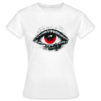 Blick der Gelassenheit - Frauen T-Shirt - Weiß - Vorne - AI Model Female 172 dark (172cm)