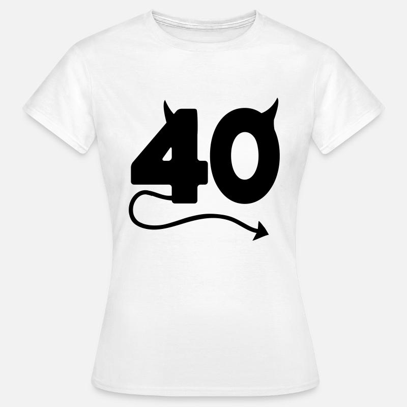 40th Birthday - Women's T-Shirt - white