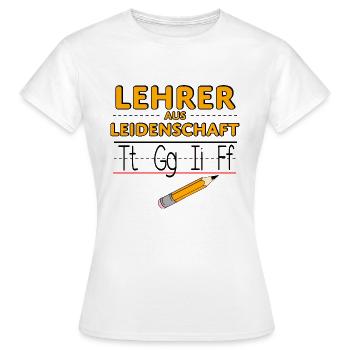 Lehrer Humor tgif lustige Lehrersprüche Geschenk - Frauen T-Shirt - Weiß - Vorne - AI Model Female 172 dark (172cm)