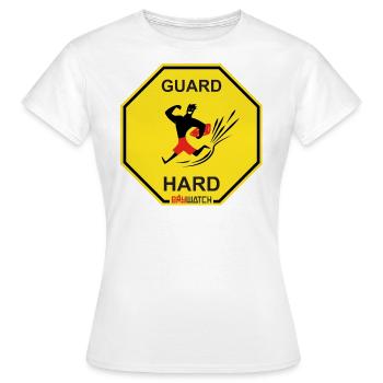 Baywatch Schild Guard Hard - Frauen T-Shirt - Weiß - Vorne - AI Model Female 172 dark (172cm)