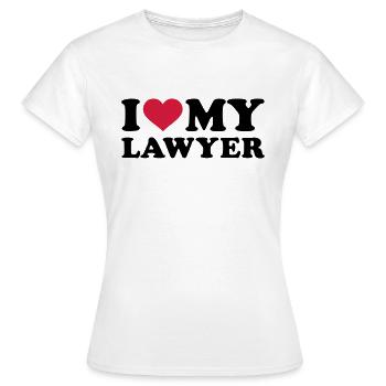 Anwalt - Frauen T-Shirt - Weiß - Vorne - AI Model Female 172 dark (172cm)