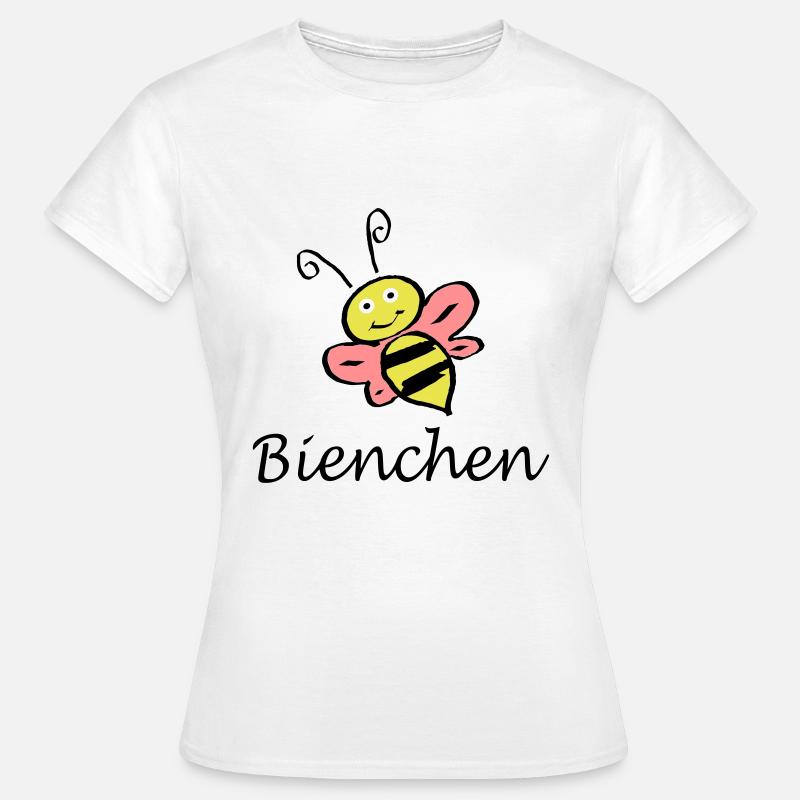 Bienchen Geschenk Geburtstag Statement - Frauen T-Shirt - Weiß