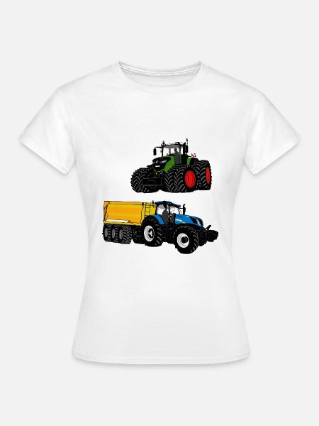 Traktor - Schlepper - Landwirt - Bauer - Frauen T-Shirt - Weiß