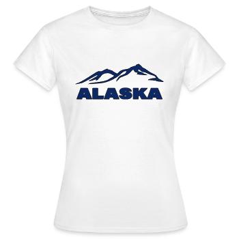 ALASKA - T-shirt Femme - blanc - Devant - AI Model Female 172 dark (172cm)