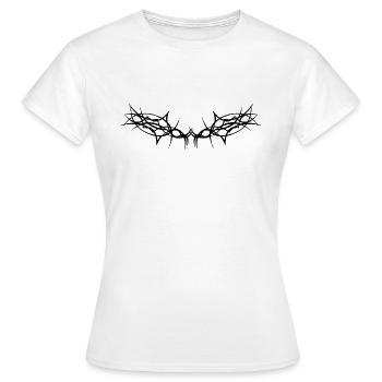 tribal 01 - Frauen T-Shirt - Weiß - Vorne - AI Model Female 172 dark (172cm)