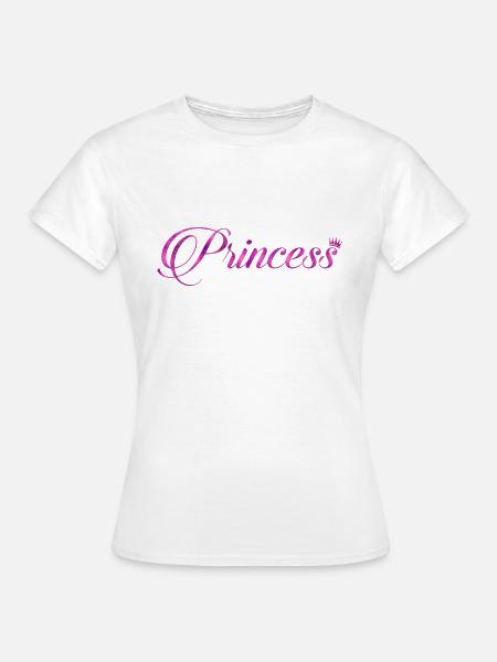 Prinzessin - Frauen T-Shirt - Weiß