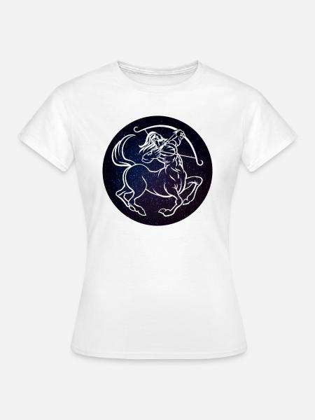 Sagittarius zodiac sign - Frauen T-Shirt - Weiß