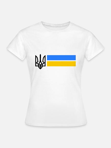Ukraine - Frauen T-Shirt - Weiß