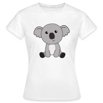 Koala mignon animaux mignons pour les enfants mignons - T-shirt Femme - blanc - Devant - AI Model Female 172 dark (172cm)