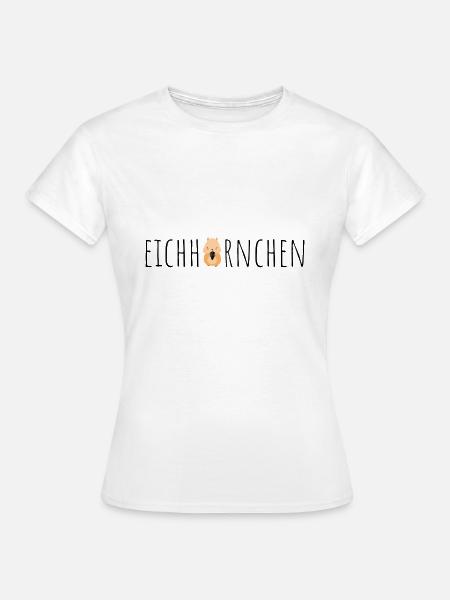 Eichhörnchen Geschenk Geburtstag Pyjama Kinder - Frauen T-Shirt - Weiß