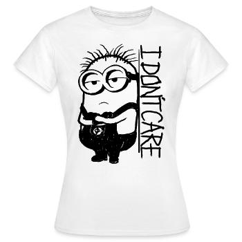 Minions Phil Mir Egal - Frauen T-Shirt - Weiß - Vorne - AI Model Female 172 dark (172cm)