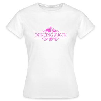 Dancing Queen Dancing Queen - Women's T-Shirt - white - Front - AI Model Female 172 dark (172cm)