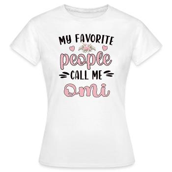 Grand-mère Appréciation Fête des mères Grand-mère Grand-mère - T-shirt Femme - blanc - Devant - AI Model Female 172 dark (172cm)