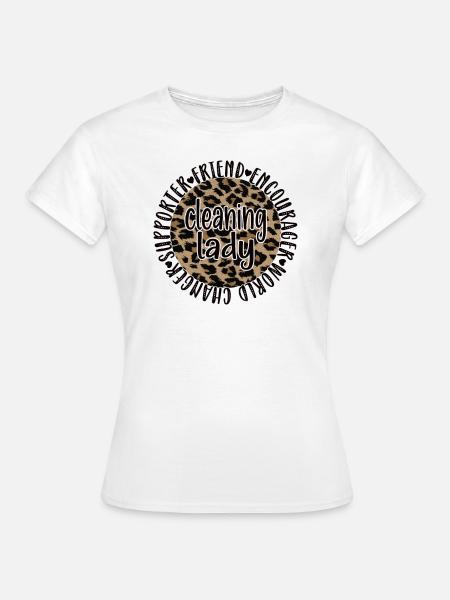 Putzfrau Reinigungskraft Haushaltshilfe Putzen - Frauen T-Shirt - Weiß