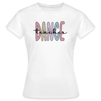 Reconnaissance de professeur de danse Cours de danse - T-shirt Femme - blanc - Devant - AI Model Female 172 dark (172cm)