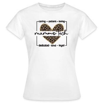 Mammo Technologist Recognition Mammography Tech - Women's T-Shirt - white - Front - AI Model Female 172 dark (172cm)
