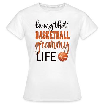 Grammy Oma Von Basketballspieler Basketball Grammy - Frauen T-Shirt - Weiß - Vorne - AI Model Female 172 dark (172cm)