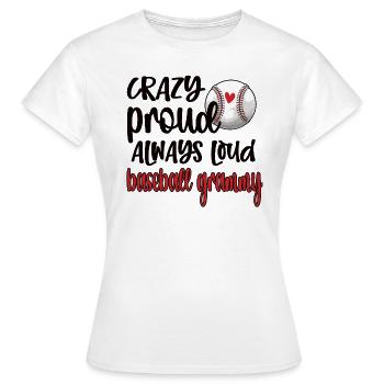 Grammy Oma Von Baseballspieler Baseball Grammy - Frauen T-Shirt - Weiß - Vorne - AI Model Female 172 dark (172cm)