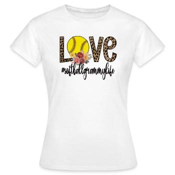 Grammy Oma Eines Softballspieler Softball Grammy - Frauen T-Shirt - Weiß - Vorne - AI Model Female 172 dark (172cm)