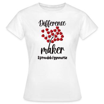 Obstetrics Gynecology OB GYN Nurse - Women's T-Shirt - white - Front - AI Model Female 172 dark (172cm)