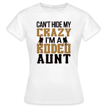 Cadeau de tante Rodeo Rodeo Rider Rodeo Rider - T-shirt Femme - blanc - Devant - AI Model Female 172 dark (172cm)
