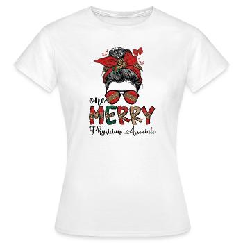 Physician Associate Christmas PA Xmas Gifts - Women's T-Shirt - white - Front - AI Model Female 172 dark (172cm)