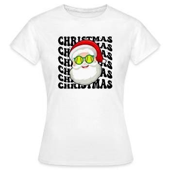 Softball Noël Joueur de softball Cadeau de Noël - T-shirt Femme - blanc - Devant - AI Model Female 172 dark (172cm)