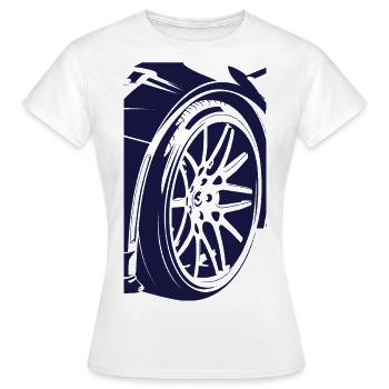 jantes en métal et en verre - T-shirt Femme - blanc - Devant - AI Model Female 172 dark (172cm)