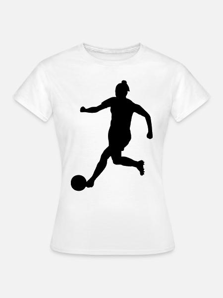 Frauenfußball - Frauen T-Shirt - Weiß