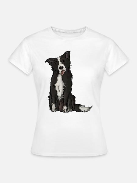 Border Collie - Frauen T-Shirt - Weiß